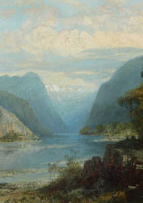 Франкен Пауль фон. Горный пейзаж 